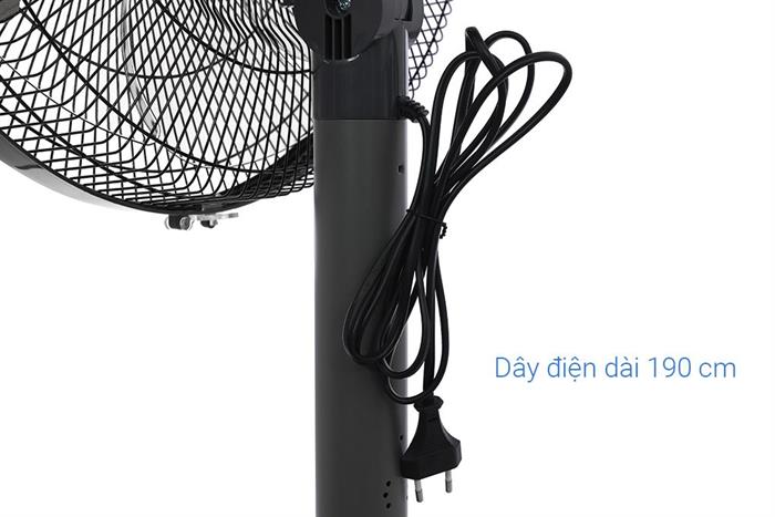 Quạt đứng Daikiosan 7 cánh DQ103 80W Màu Xám