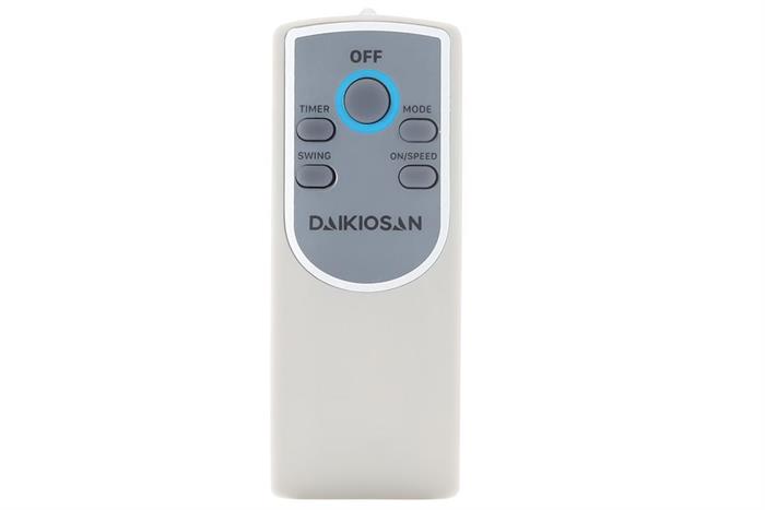 Quạt treo tường Daikiosan 6 cánh DQ121 55W Màu Xám