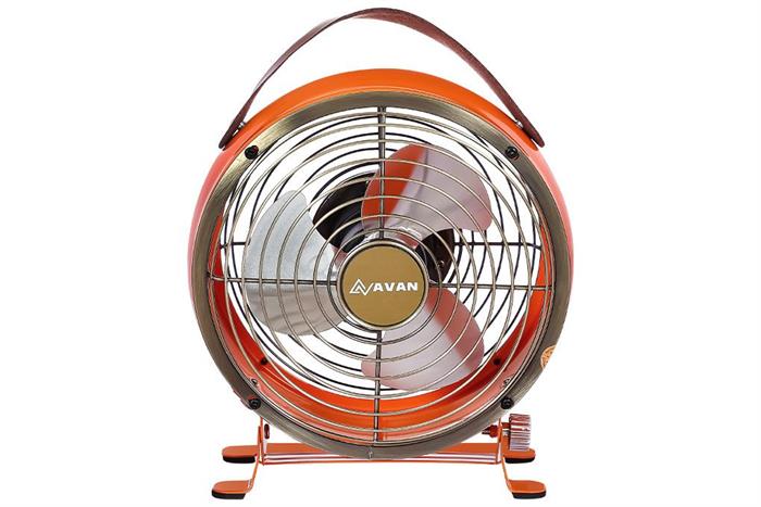 Quạt bàn mini AVAN 3 cánh AVF-T125DC 4W Màu Cam