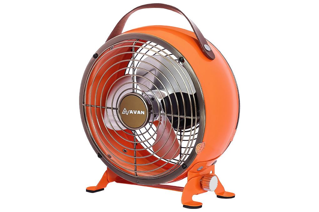 Quạt bàn mini AVAN 3 cánh AVF-T125DC 4W Màu Cam
