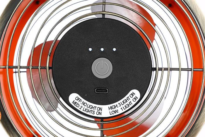 Quạt bàn mini AVAN 3 cánh AVF-T125DC 4W Màu Cam