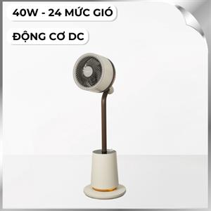 Quạt tuần hoàn FUJIHOME  3 cánh CFR01PRO-VOICE - Trắng 40W