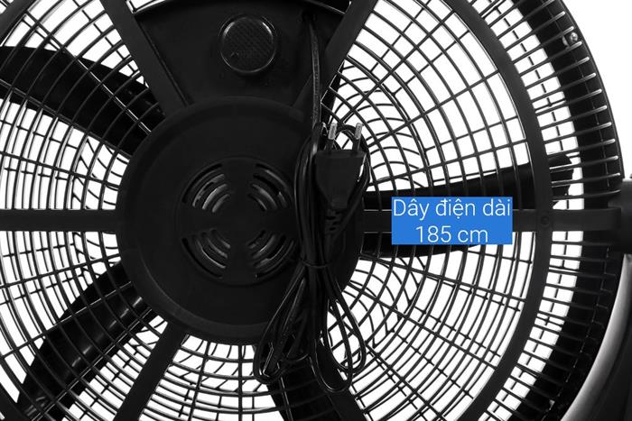 Quạt sàn Magic 5 cánh A-253 80W Màu Đen