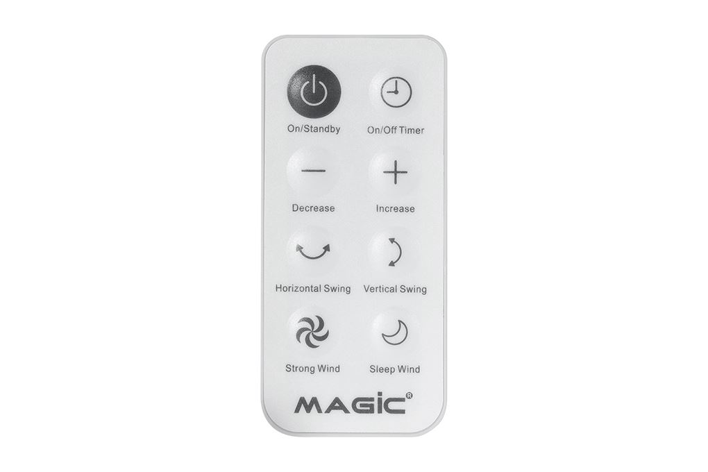 Quạt tuần hoàn Magic 3 cánh A-256 40W Màu Trắng - Đen