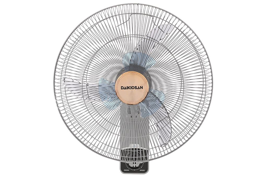 Quạt treo tường Daikiosan 6 cánh DQ122 60W Màu Xám