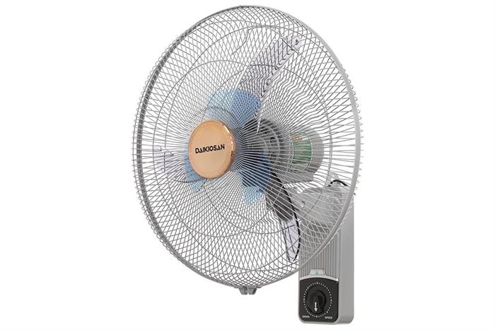 Quạt treo tường Daikiosan 6 cánh DQ122 60W Màu Xám