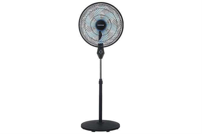 Quạt đứng Sunhouse 6 cánh SHD7361B 85W Màu Đen
