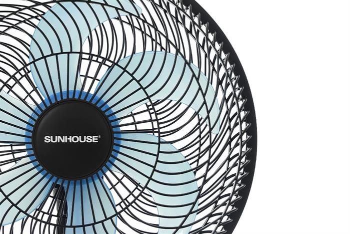 Quạt đứng Sunhouse 6 cánh SHD7361B 85W Màu Đen