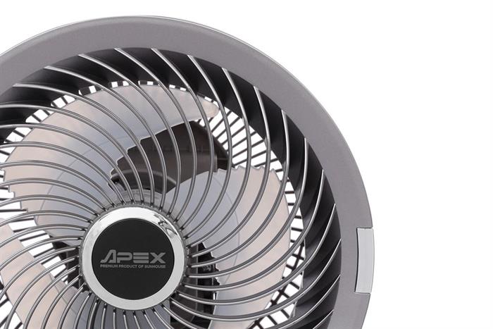 Quạt tuần hoàn Sunhouse Apex 3 cánh APF7322GV 45W Màu Ghi