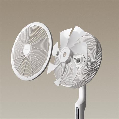 Quạt đứng Lock&Lock 7 cánh ENF166WHT 70W Màu Kem