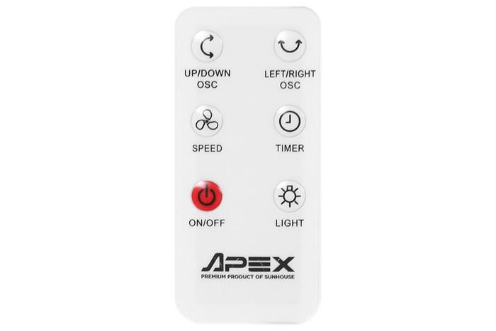 Quạt tuần hoàn Sunhouse Apex 3 cánh APF7320W 40W Màu Trắng
