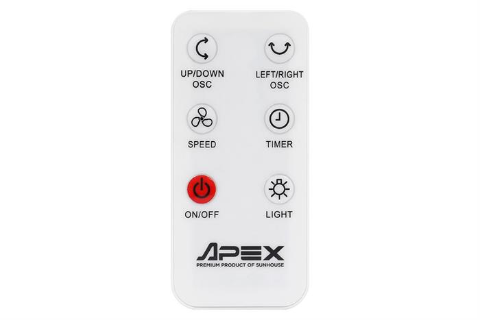 Quạt tuần hoàn Sunhouse Apex 3 cánh APF7318GV 40W Màu Xám
