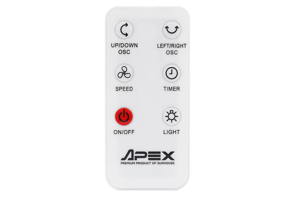 Quạt tuần hoàn Sunhouse Apex 3 cánh APF7318GV 40W Màu Xám