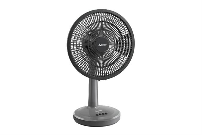 Quạt bàn Mitsubishi 5 cánh D12A-GB CY-GY 37W Màu Xám
