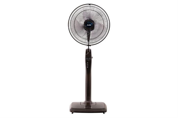 Quạt đứng Mitsubishi 3 cánh LV16-RB CY-BW 47W Màu Nâu