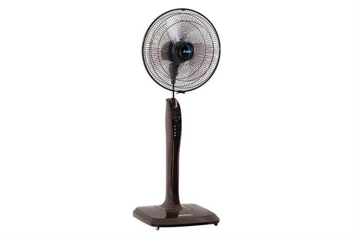 Quạt đứng Mitsubishi 3 cánh LV16-RB CY-BW 47W Màu Nâu