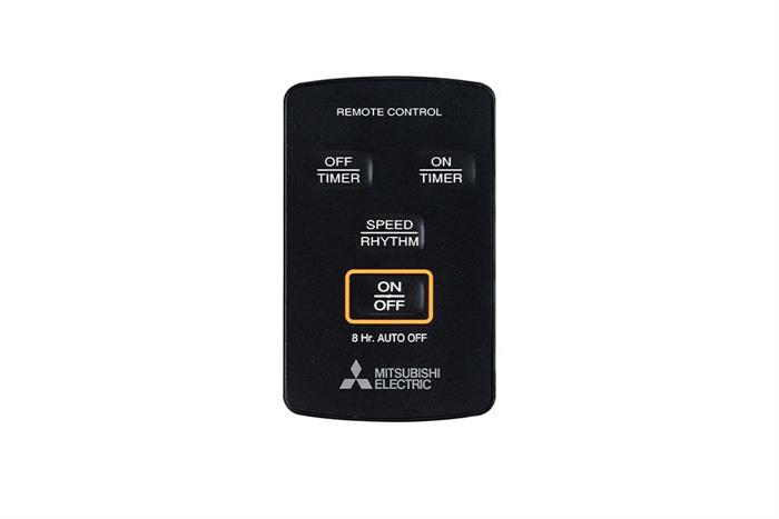 Quạt lửng Mitsubishi 5 cánh R12-HRC BK 36W Màu Đen