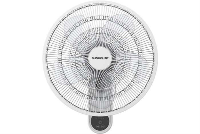Quạt treo tường Sunhouse 10 cánh SHD7333W 60W Màu Trắng
