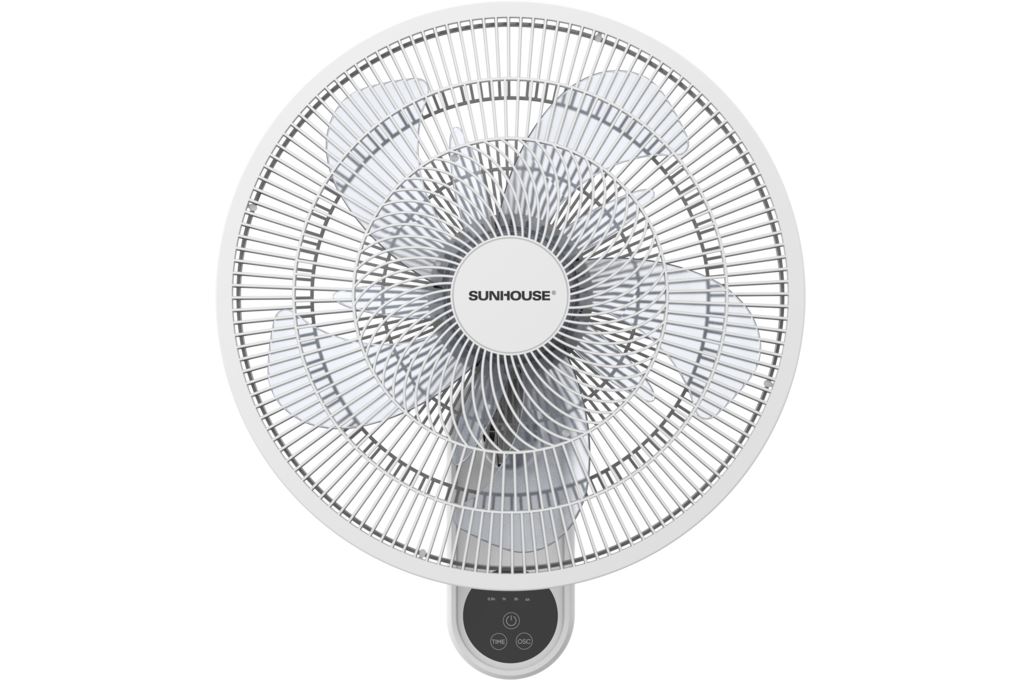 Quạt treo tường Sunhouse 10 cánh SHD7333W 60W Màu Trắng