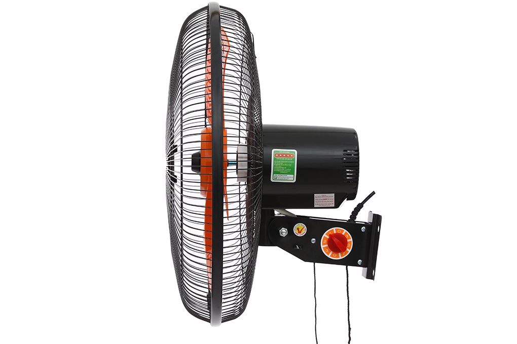 Quạt treo tường Lifan 5 cánh T-18CH 65W Màu Đen - Cam
