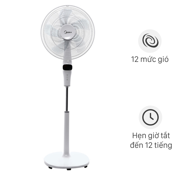Quạt đứng Midea 5 cánh FS40-15DR 55W