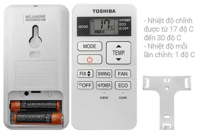 Máy lạnh Toshiba Inverter 1.5 HP RAS-H13Z1KCVG-V Màu Trắng