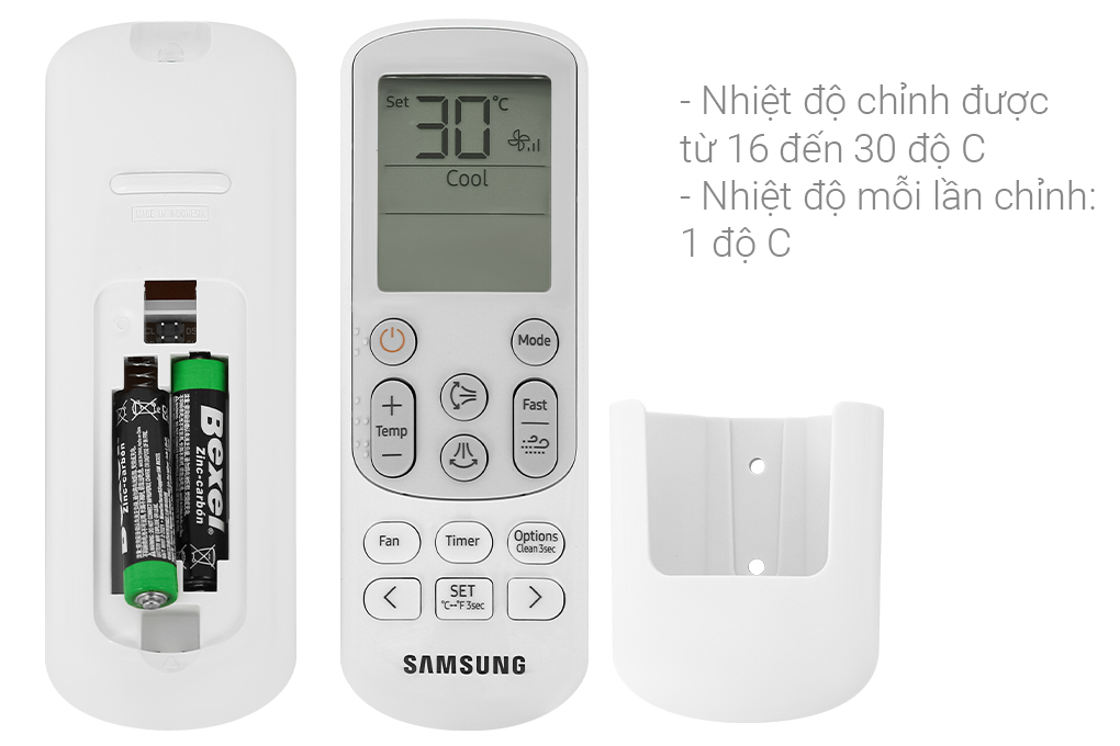 Điều hòa Samsung Wind-Free Inverter 18000 BTU AR18CYFCAWKNSV Màu Trắng