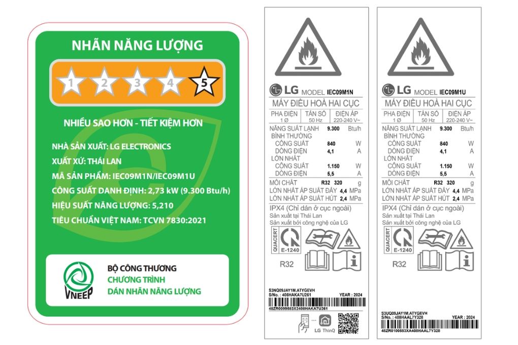 Máy lạnh LG Inverter 1 HP IEC09M1 Màu Trắng