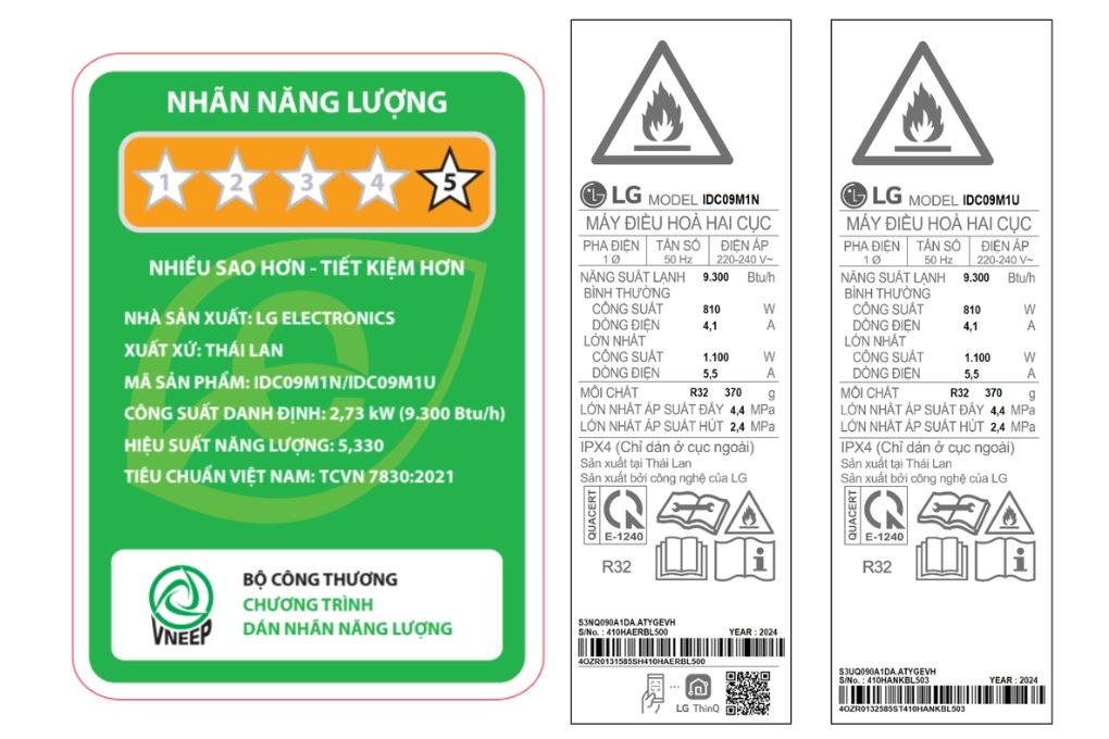 Máy lạnh LG Inverter 1 HP IDC09M1 Màu Trắng
