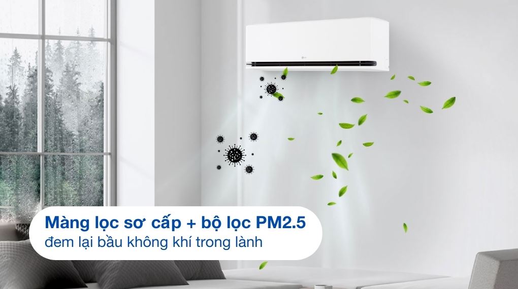 Máy lạnh LG Inverter 1.5 HP IDC12M1 - Khả năng lọc không khí