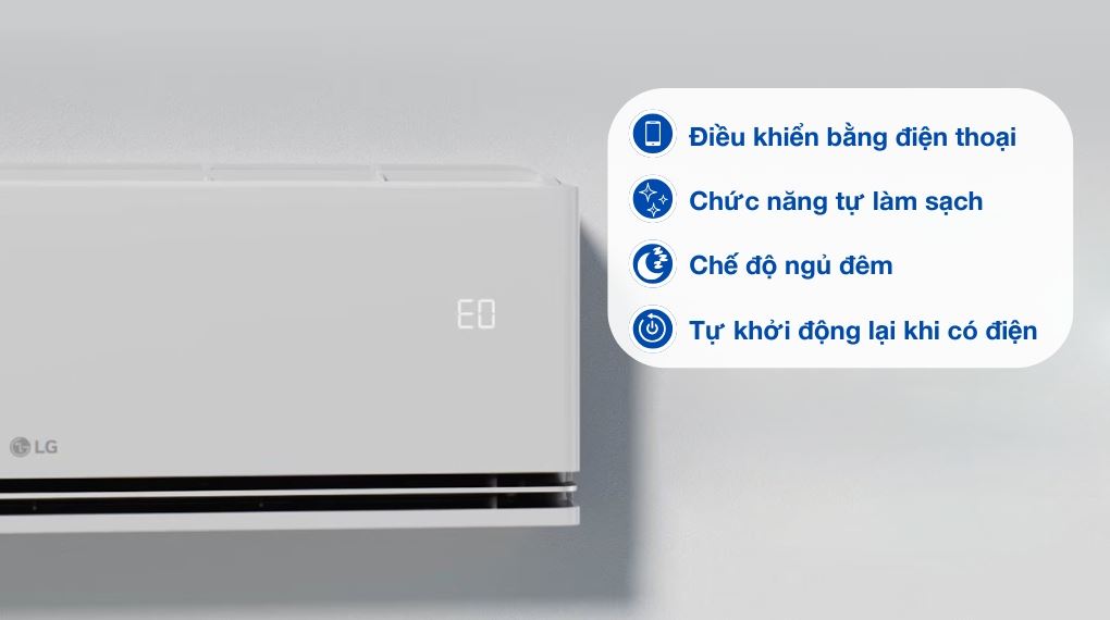 Máy lạnh LG Inverter 1.5 HP IPC12M1 - Tiện ích
