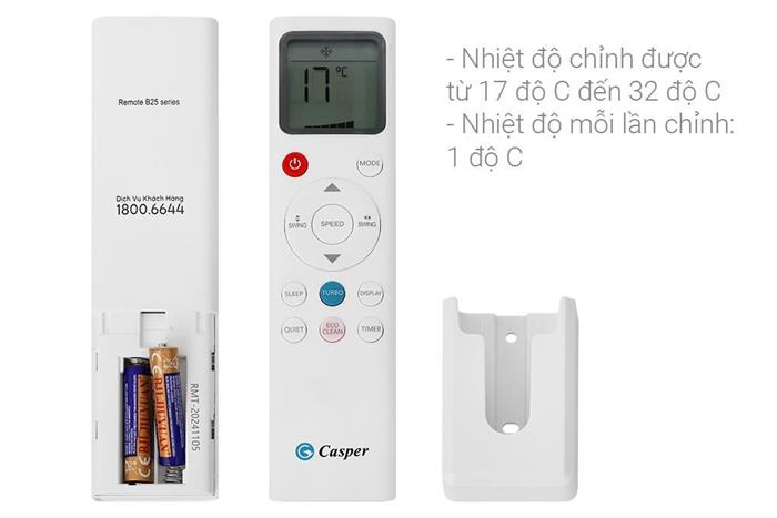 Máy lạnh Casper Inverter 1.5 HP GC-12IB36 Màu Trắng