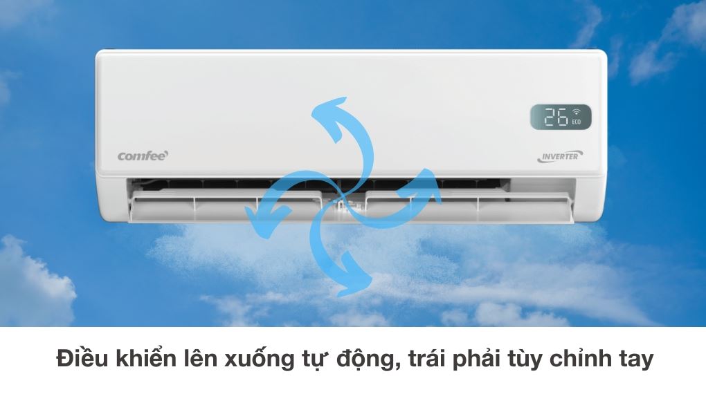 Máy lạnh Comfee Inverter 2 HP CFS-18VGPF - Cơ chế thổi gió