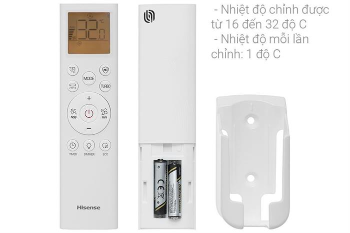 Máy lạnh Hisense Inverter 1 HP AS-10TR4RLRCA00 Màu Trắng