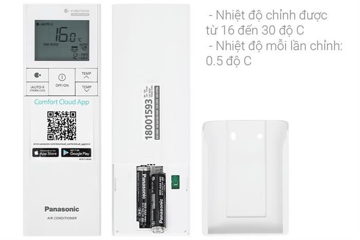 Máy lạnh Panasonic Inverter 2.5 HP CU/CS-XU24BKH-8 Màu Trắng