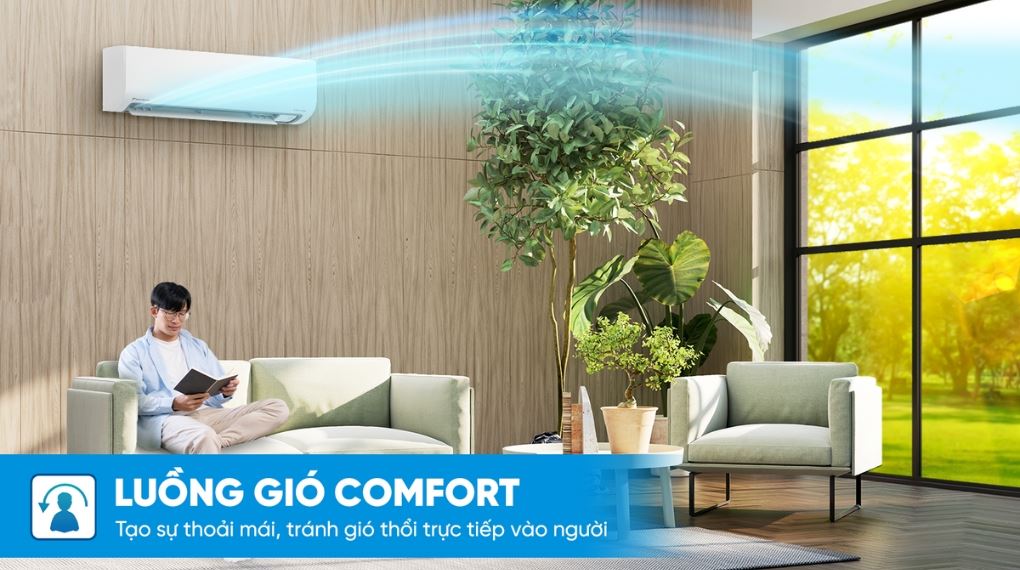 Máy lạnh Daikin Inverter 2 HP FTKB50ZVMV - Cơ chế thổi gió Máy lạnh Daikin Inverter 2 HP FTKB50ZVMV - Cơ chế thổi gió