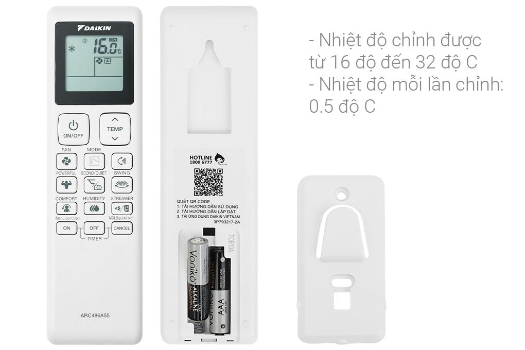 Máy lạnh Daikin Inverter 2 HP FTKF50ZVMV Màu Trắng