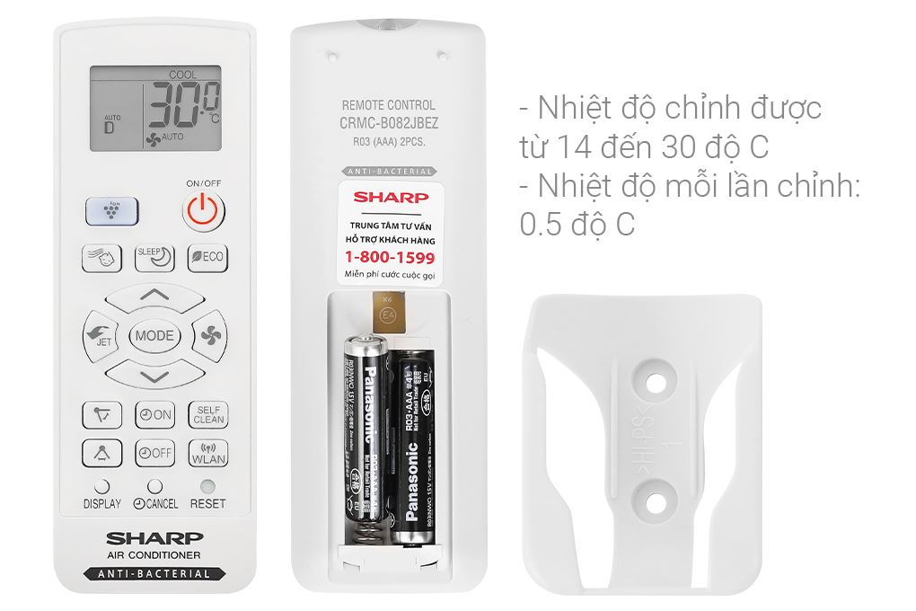 Máy lạnh Sharp Inverter 1 HP AH-XP10CHW Màu Trắng