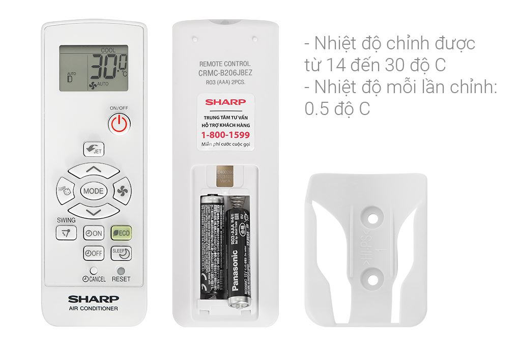Điều hòa Sharp Inverter 12000 BTU AH-X13CEWC Màu Trắng