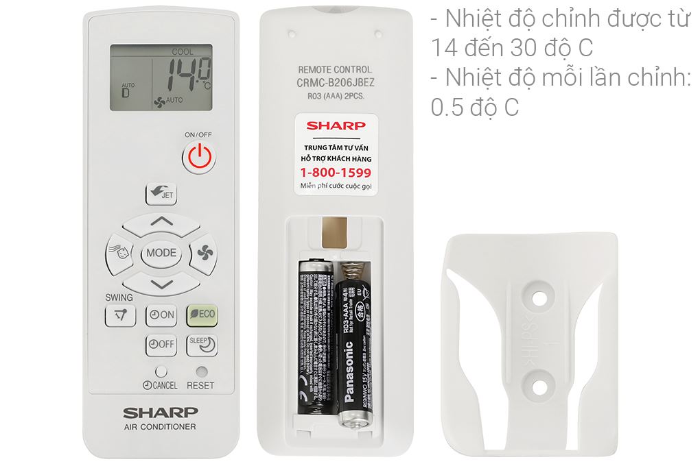 Máy lạnh Sharp Inverter 2 HP AH-X18CEWC Màu Trắng