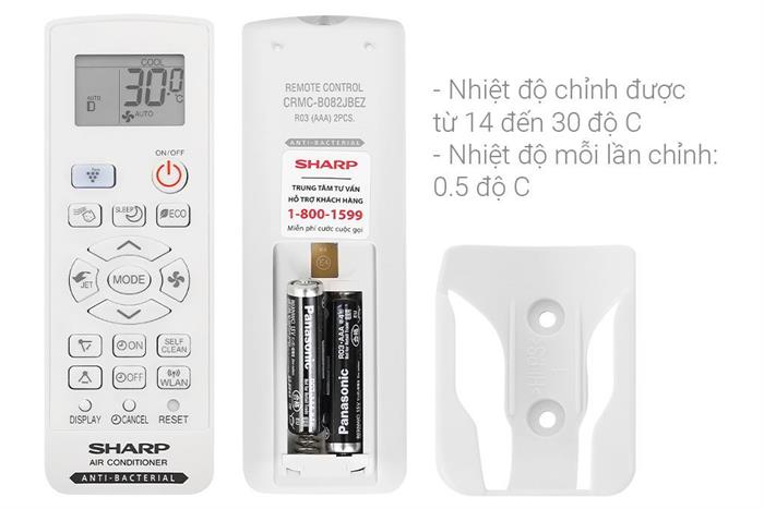 Máy lạnh Sharp Inverter 2 HP AH-XP18CHW Màu Trắng