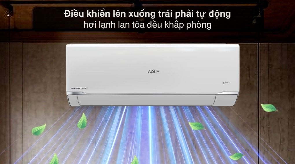 Máy lạnh Aqua Inverter 1 HP AQA-RUV10TA - Cơ chế thổi gió