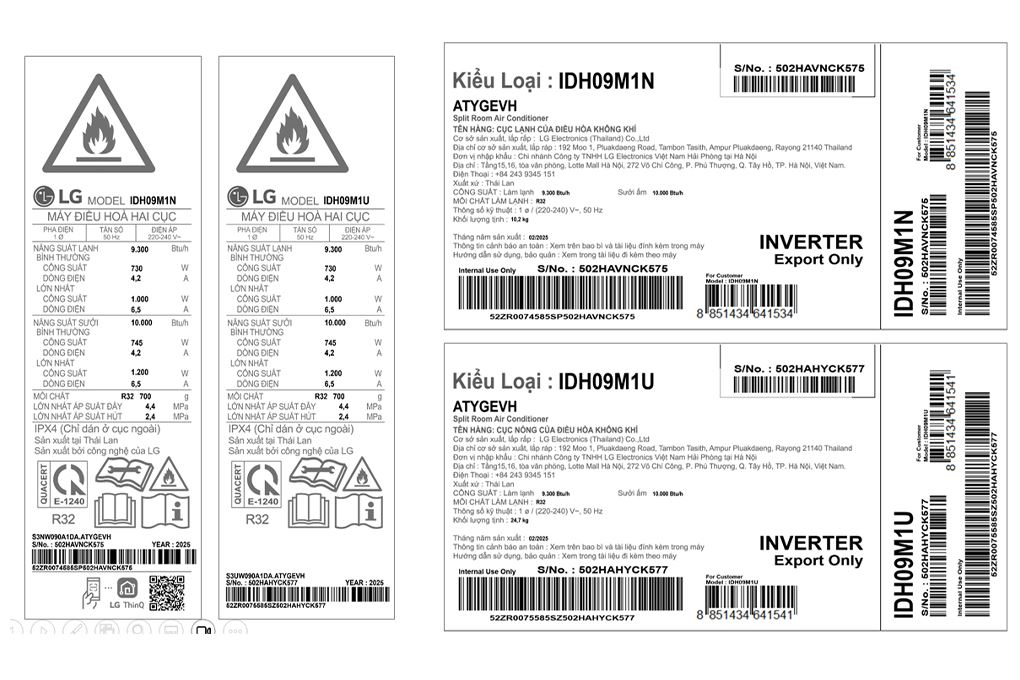 Máy lạnh 2 chiều LG Inverter 1 HP IDH09M1 Màu Trắng