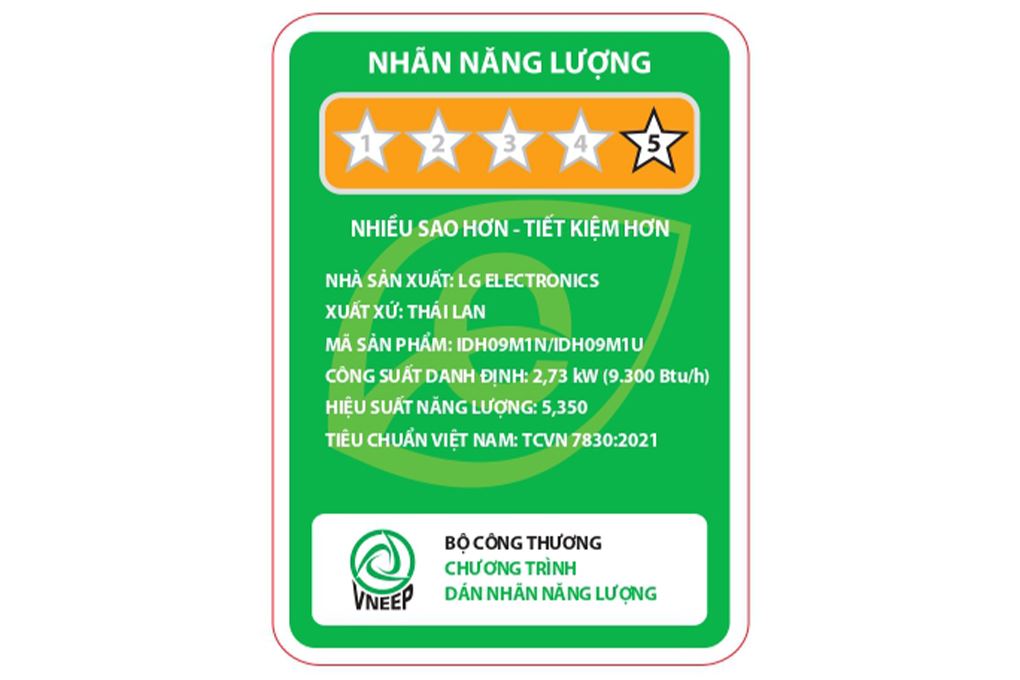 Máy lạnh 2 chiều LG Inverter 1 HP IDH09M1 Màu Trắng