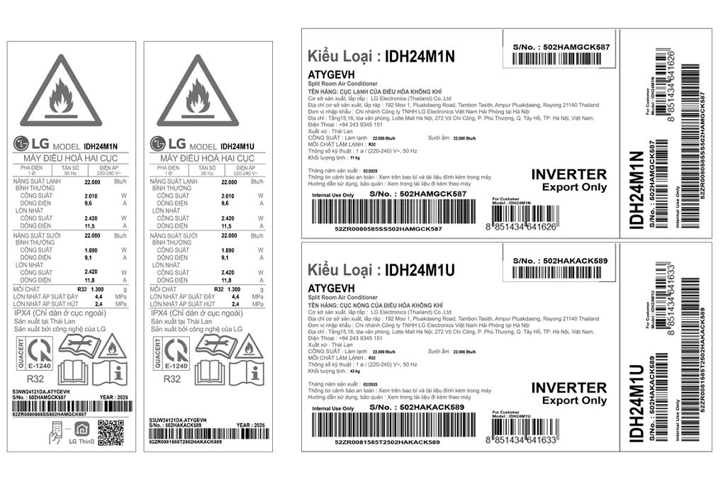 Máy lạnh 2 chiều LG Inverter 2.5 HP IDH24M1 Màu Trắng
