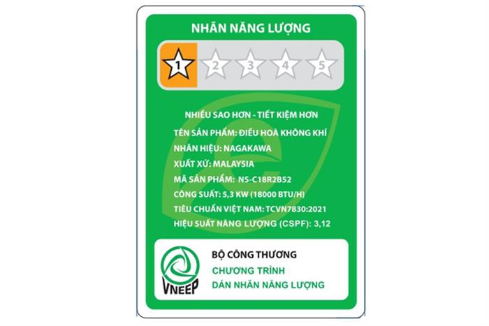 Máy lạnh Nagakawa 2 HP NS-C18R2B52 Màu Trắng