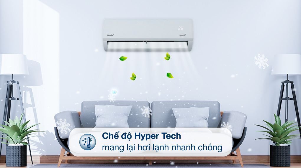 Điều hòa 2 chiều Comfee Inverter 10000 BTU CFS-10VHAFF - Công nghệ làm lạnh