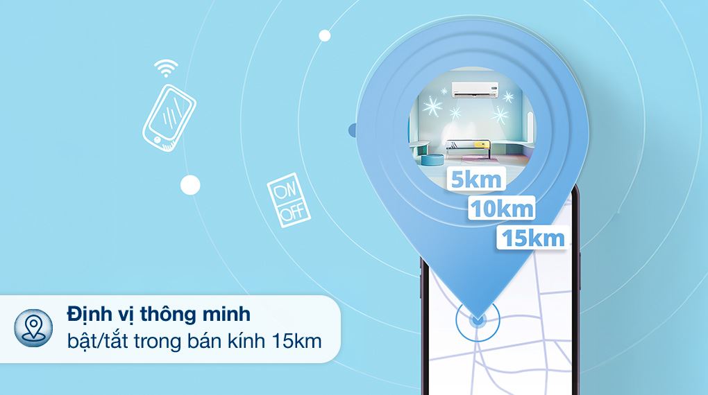 Điều hòa 2 chiều Comfee Inverter 10000 BTU CFS-10VHAFF - Định vị