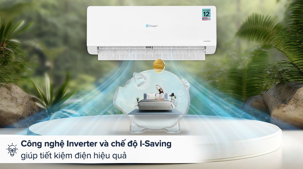 Máy lạnh 2 chiều Casper Inverter 1.5 HP QH-12IU36A - Chế độ I-Saving