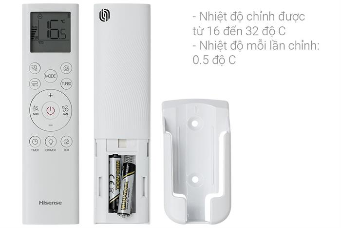 Máy lạnh Hisense Inverter 1.5 HP AS-12TW4RWUVA00 Màu Trắng